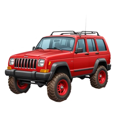 Jeep Cherokee red sticker