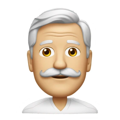 Kansas City chiefs coach white older man with mustache sticker