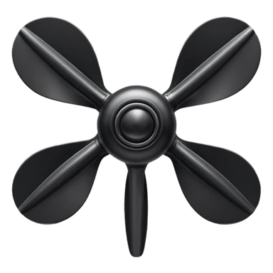 Black Propeller sticker
