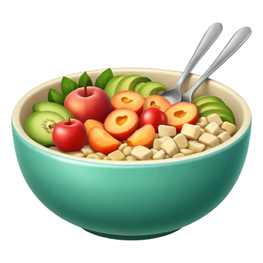 healthy bowl sticker