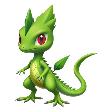  Treecko-Sceptile-Celebi full body sticker