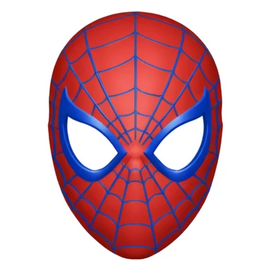 Spiderman head sticker