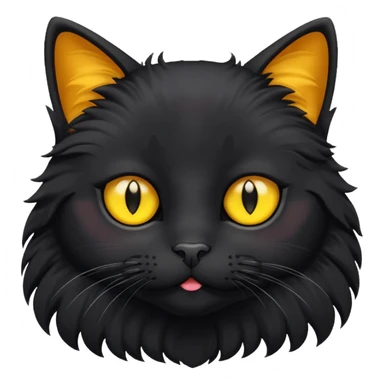 Gatito negro sticker
