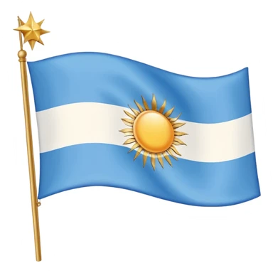 Argentine flag sticker