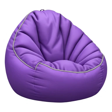 Light purple bean bag sticker