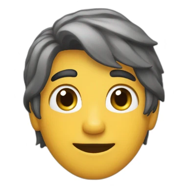 Sourire froncer sourcil sticker