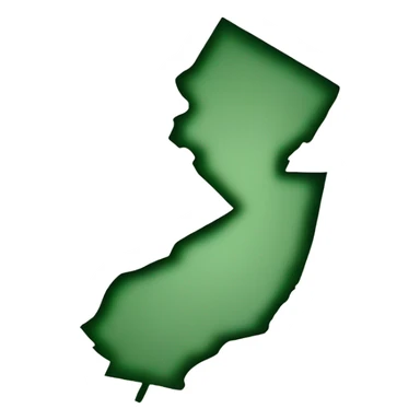 map of new jersey sticker