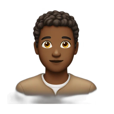 young men with brown skin sticker