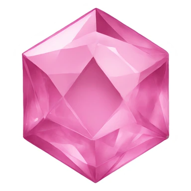Pink crystal  sticker