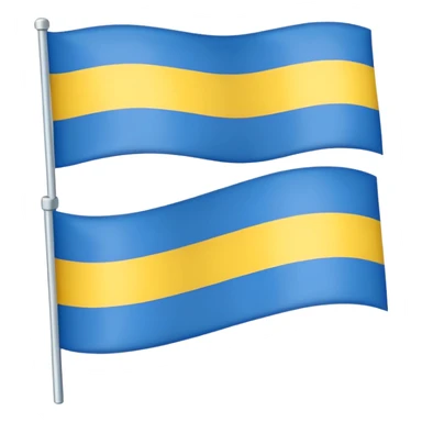 Uma bandeira de país tipo da Ucrânia mais em vez da cor azul vc coloca a cor preta onde fica o azul preto sem a cor azul na bandeira sticker