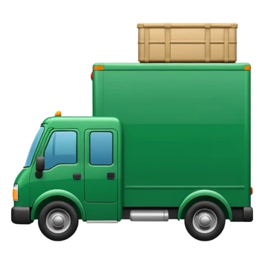 green moving truck sticker