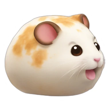 hamster onigiri sticker