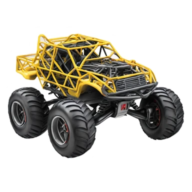Wire frame rc truggy  sticker