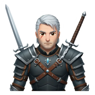 Witcher dungeons and Dragons character sticker