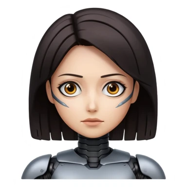 Alita portrait  sticker