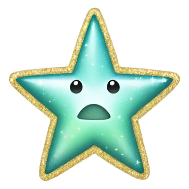 one sparkle star sticker