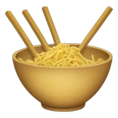 pasta wok with sticks sticker