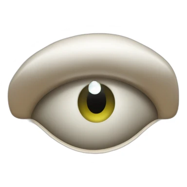 One eye slippy face sticker