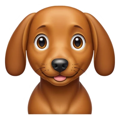 With wiener dog sticker