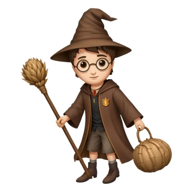 harry potter broom sticker