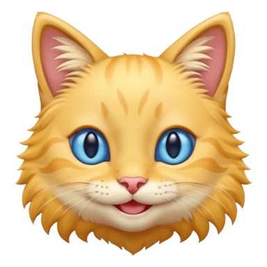  sunshine bluey eyes smiling  cat alot of happy sticker
