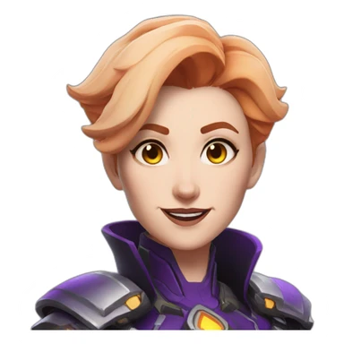 Moira overwatch  sticker