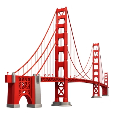Golden Gate Bridge sticker