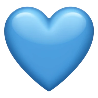 Coeur bleu Normal  sticker