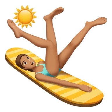 Throwing a flip flop  sticker