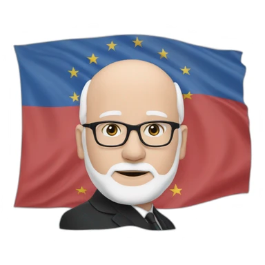 Frans Timmermans met Twentse vlag sticker