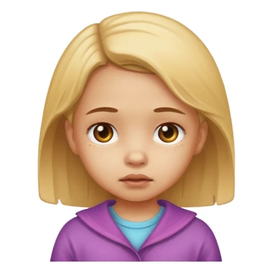 poor dirty begger little girl sticker