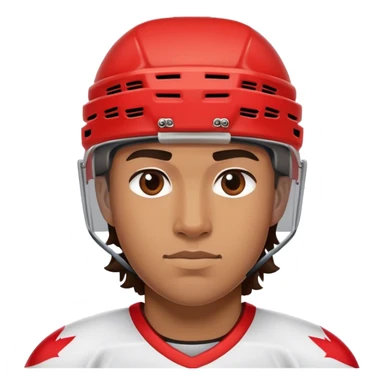 Canadian hockey player with real grit sticker