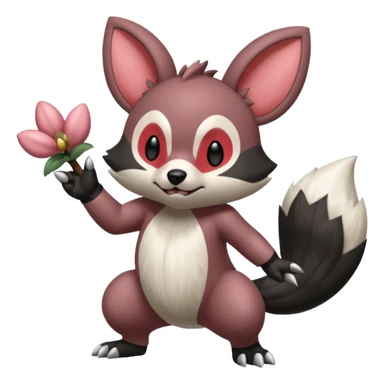 Teddiursa-Minccino-Obstagoon-fusion  sticker