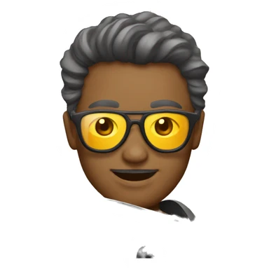 Évolie qui conduit une voiture avec des lunettes de soleil  sticker