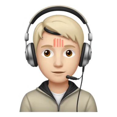 podcast listening sticker