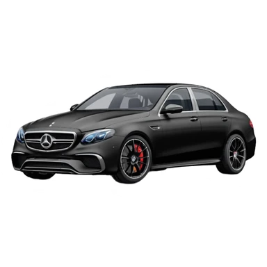 Mercedes Benz E 63 S 2017-2023 edition Black Matte sticker
