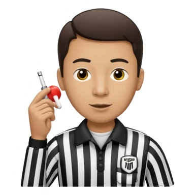 football referee sticker