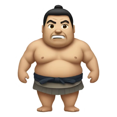 sumo wrestler  sticker