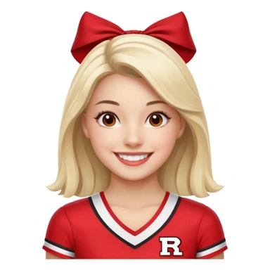 Rutgers Cheerleader sticker