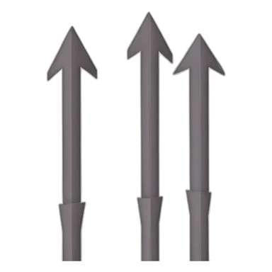 two vertical arrows one on north side and other in south side sticker