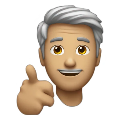 sketchy man takes a selfie sticker