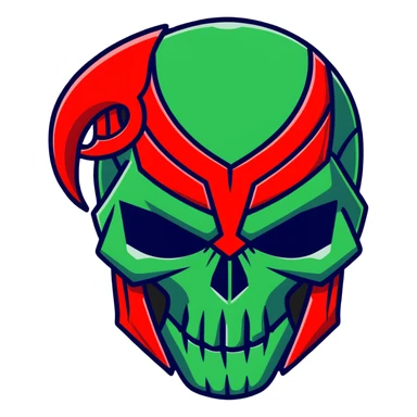Marvel villains group with Red Skull, Hela, and Killmonger sticker