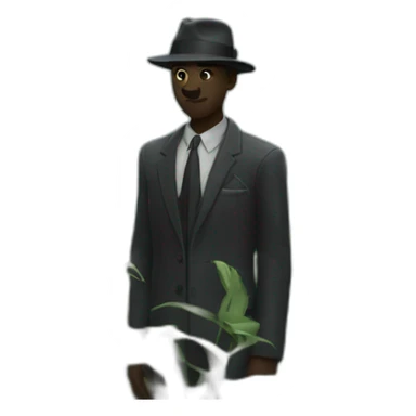 Noir travaillant dans les champs sticker