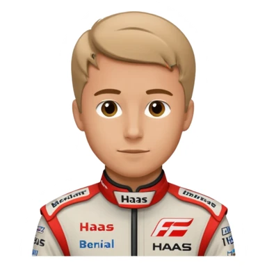 Ollie Bearman in Haas F1 Suit sticker