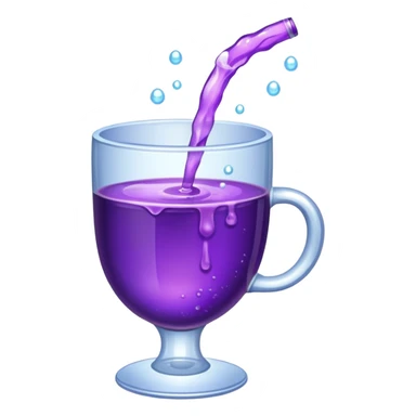 Lean coming out a cup sticker