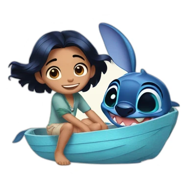 Lilo and stitch disney sticker