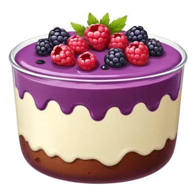 berry pudding sticker
