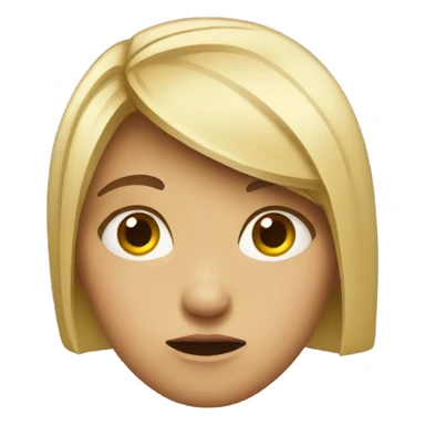 girl looking disgusted sticker