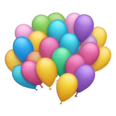 Happy birthday balloons sticker