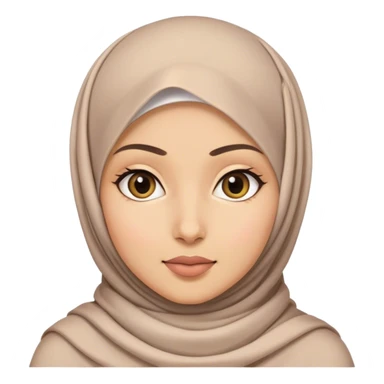 une petite fille voilée  sticker